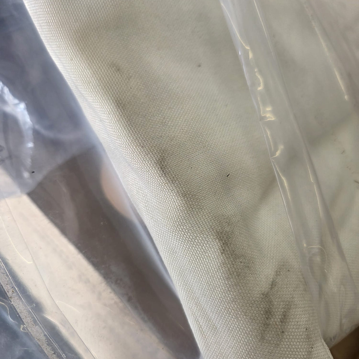 Brushed Eyelet Blackout Thermal Curtains - Cream - 117cm x 137cm