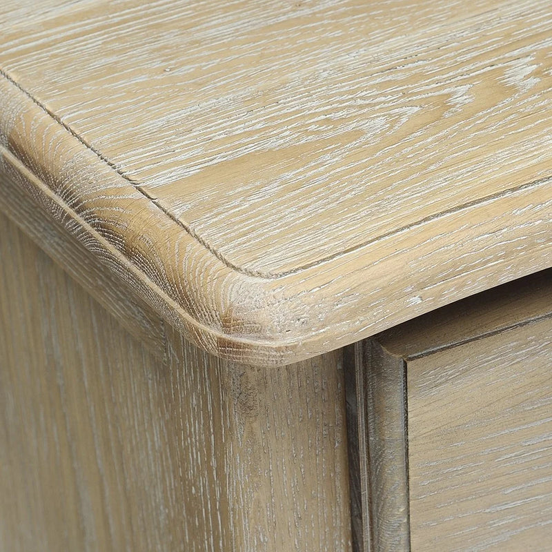 Camille Limewash Oak 6 Drawer Chest