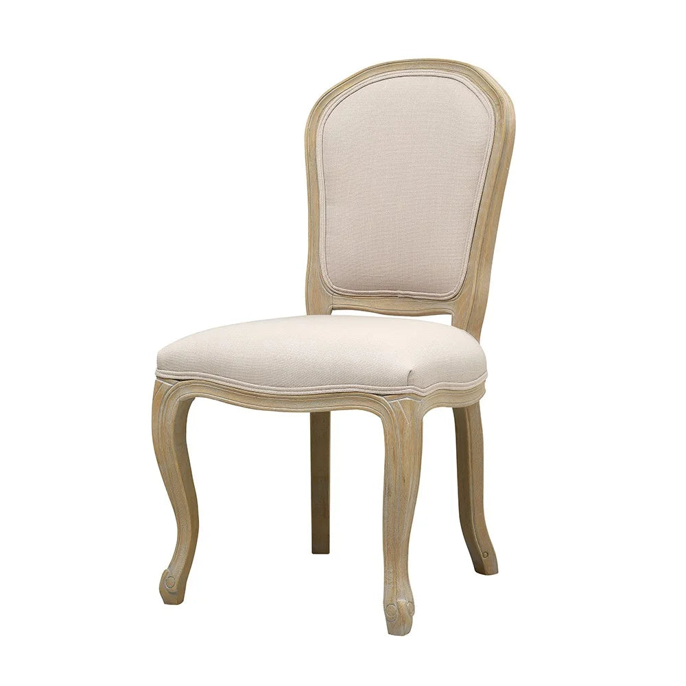 Camille Limewash Oak Dining Chair - Set of 4