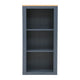 Chalford Inky Blue Desk Top Bookcase
