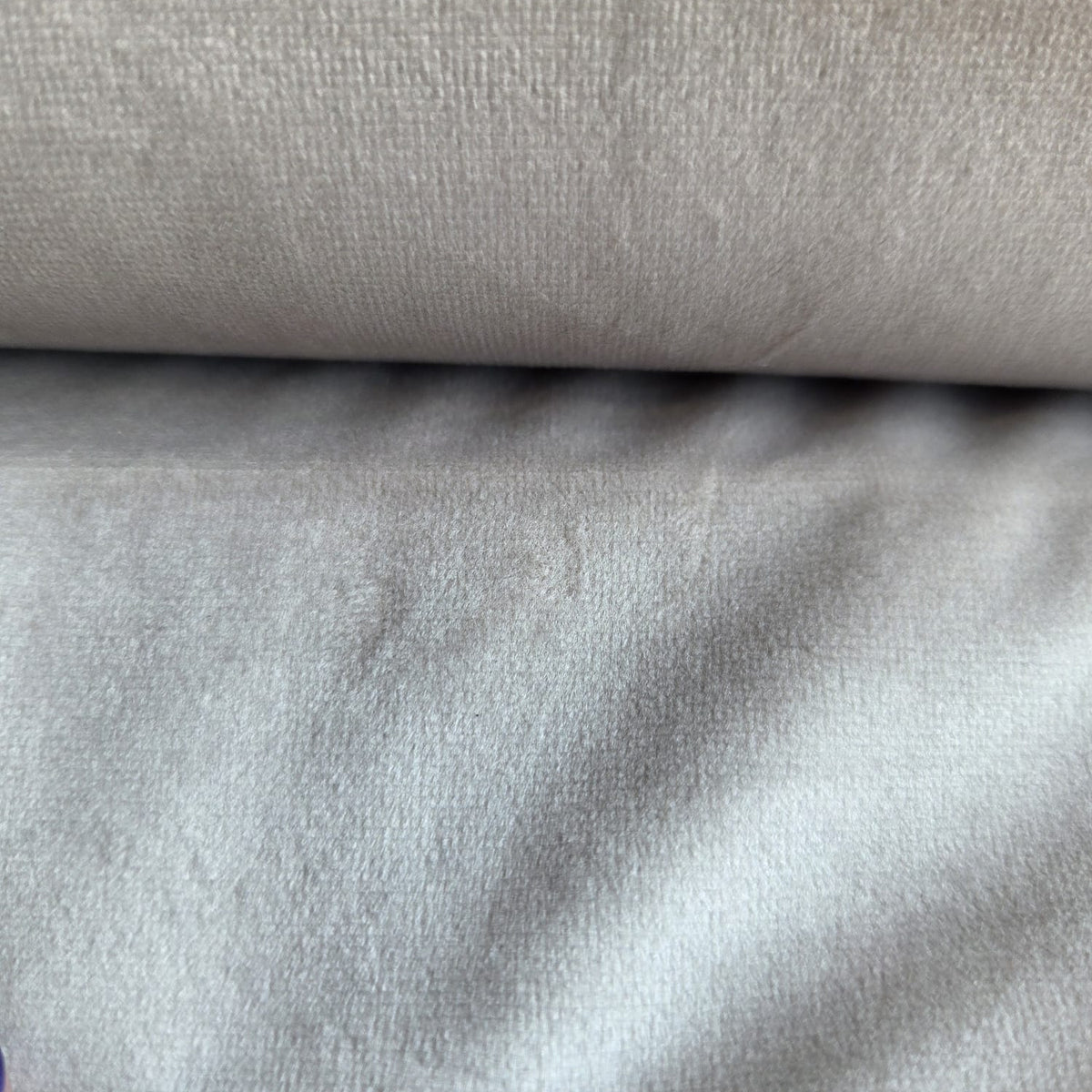 Velvet Pencil Pleat Curtains - Champagne - 218cm x 229cm Imperfect