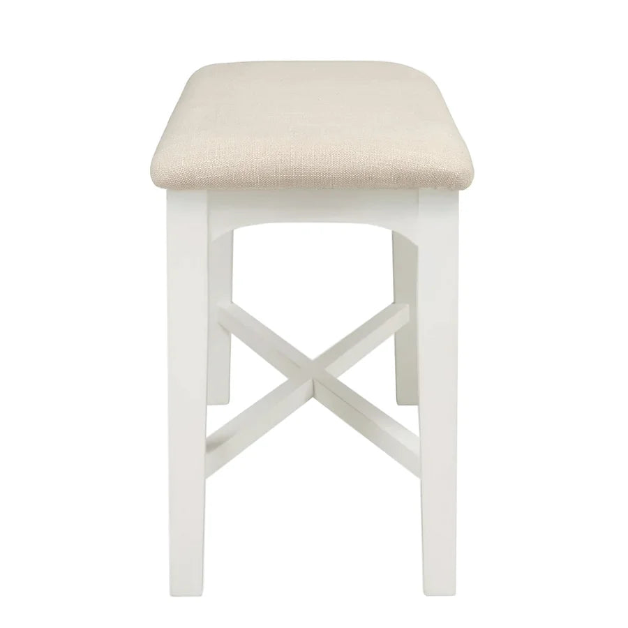 Fairford Warm White Dressing Table Stool