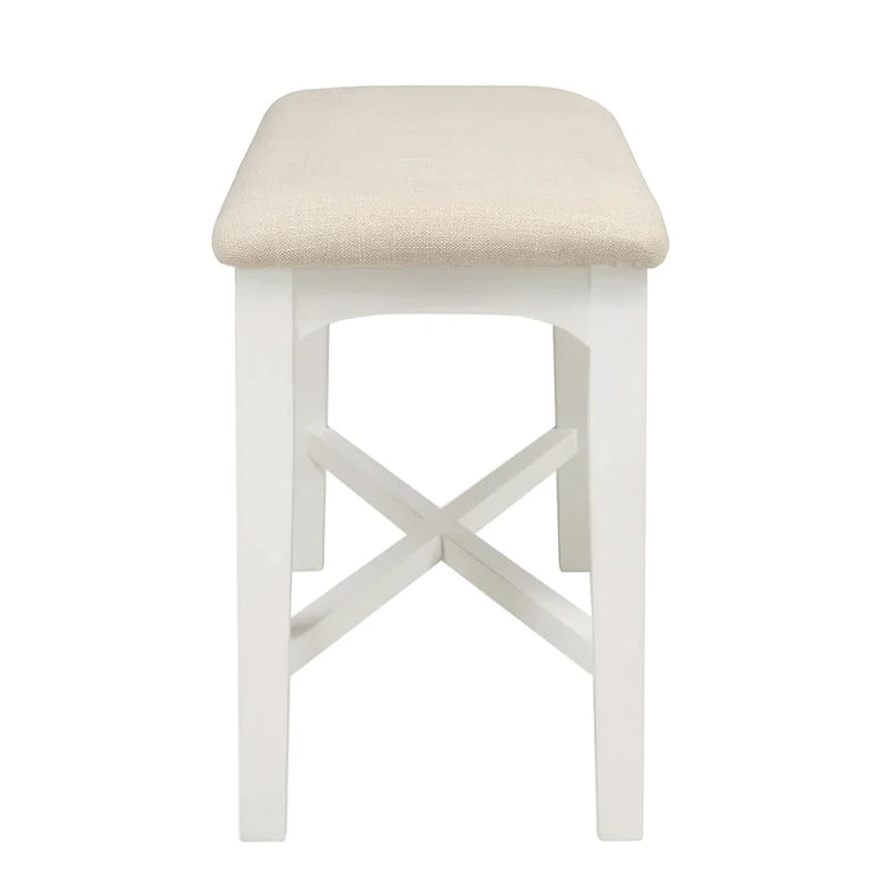 Fairford Warm White Dressing Table Stool