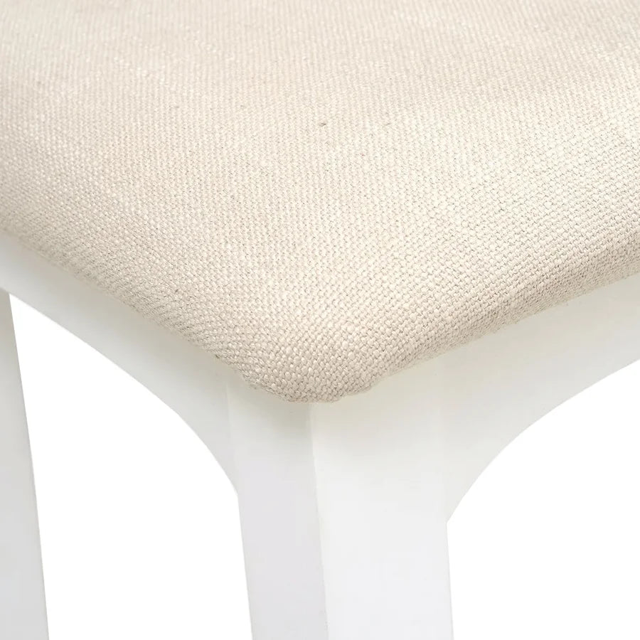 Fairford Warm White Dressing Table Stool