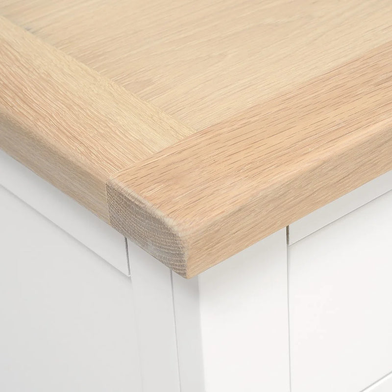 Chester Pure White Jumbo Bedside Table