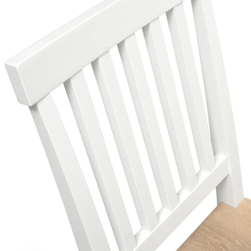 Chester Pure White Wooden Seat Dining Chair