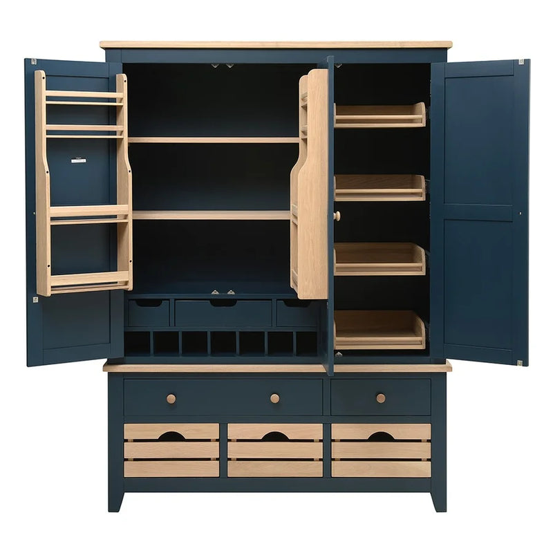 Chester Midnight Blue Triple Larder