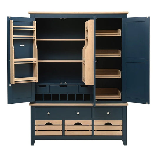 Chester Midnight Blue Triple Larder