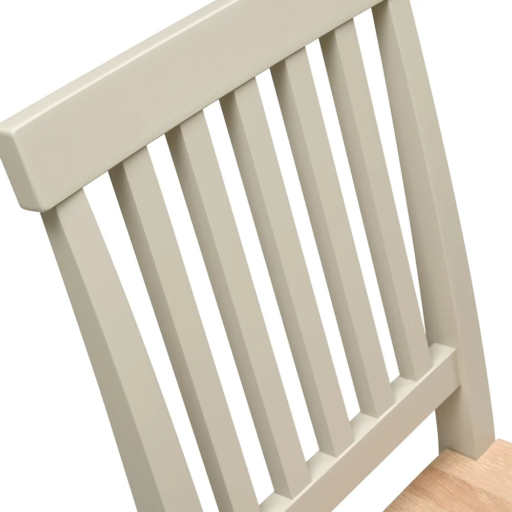 Chester Limestone Wooden Seat Dining Chair