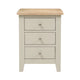 Chester Limestone 3 Drawer Bedside Table