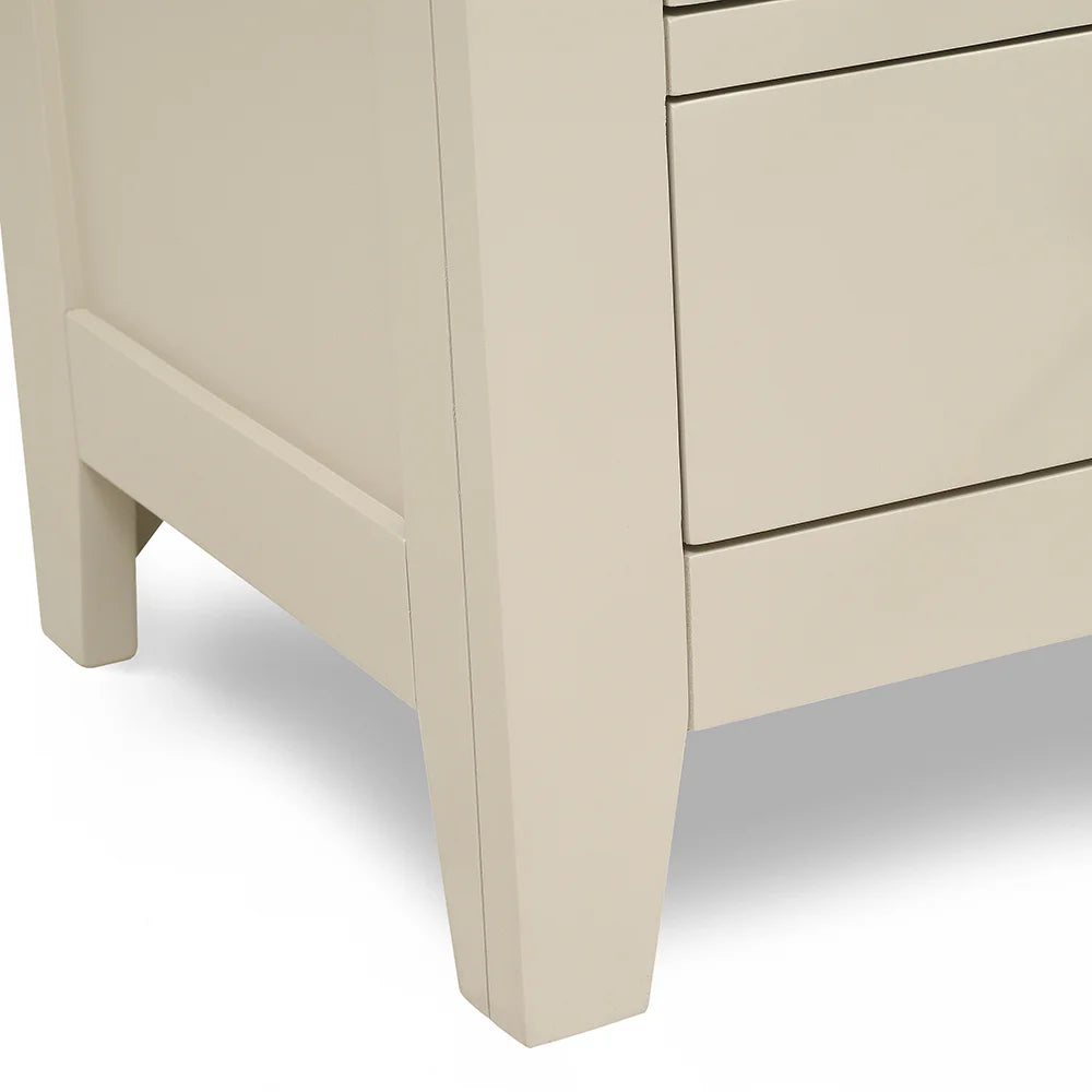 Chester Limestone 3 Drawer Bedside Table