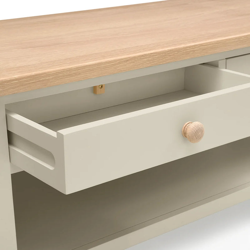 Chester Limestone Coffee Table with Drawers