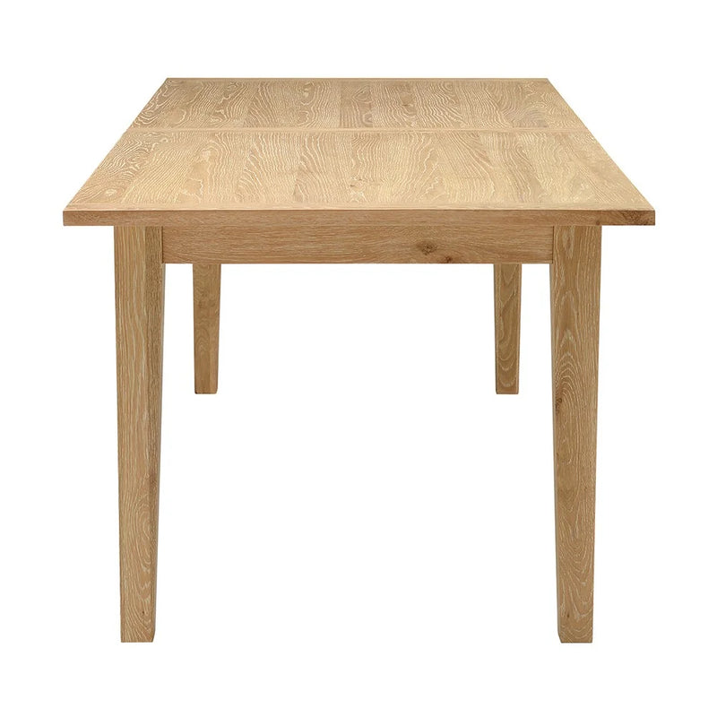 Inglesham Whitewash Oak 8-12 Seater Extending Dining Table
