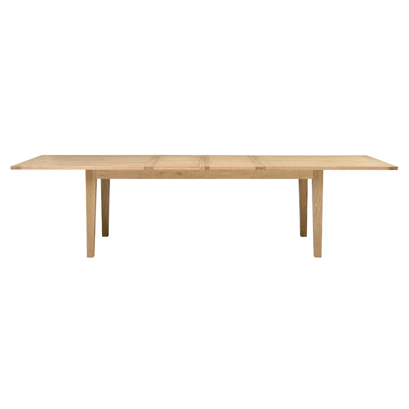 Inglesham Whitewash Oak 8-12 Seater Extending Dining Table