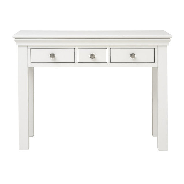 Chantilly Warm White Console Desk