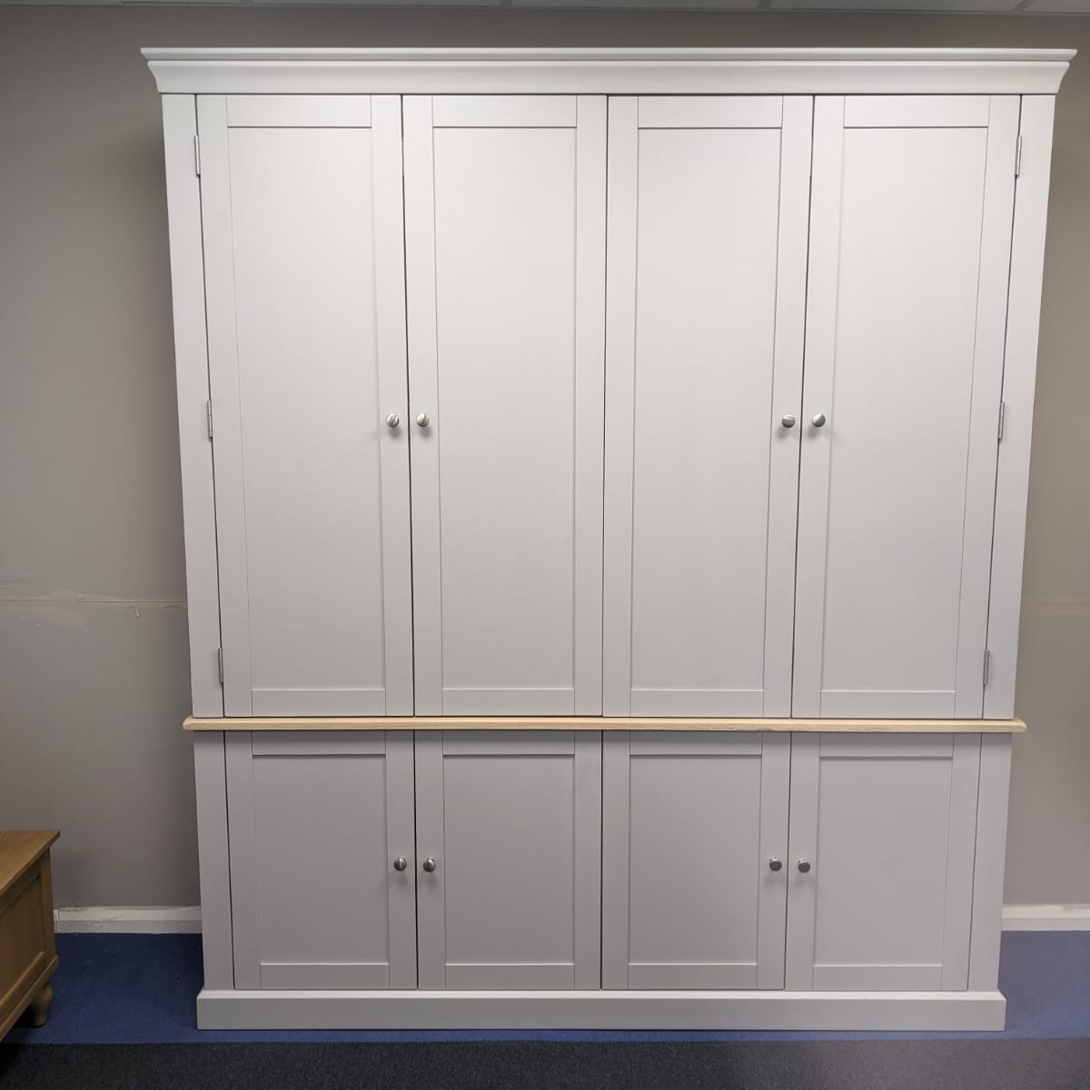 Chester Dove Grey Hideaway Media Unit