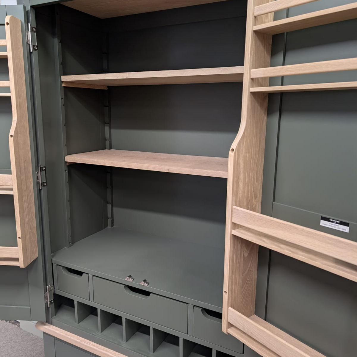 Chester Forest Green Triple Larder