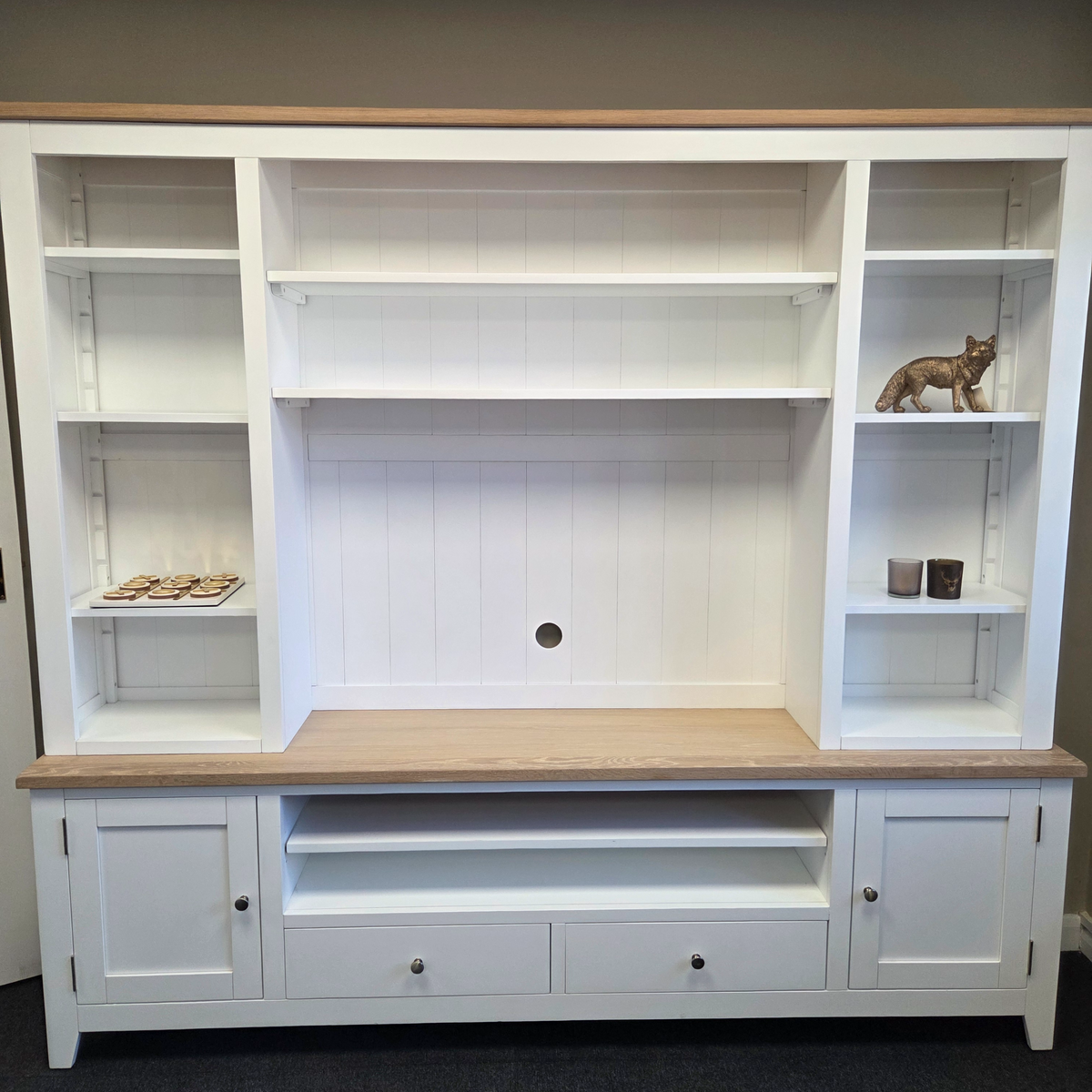 Chester Pure White TV and Media Storage Unit