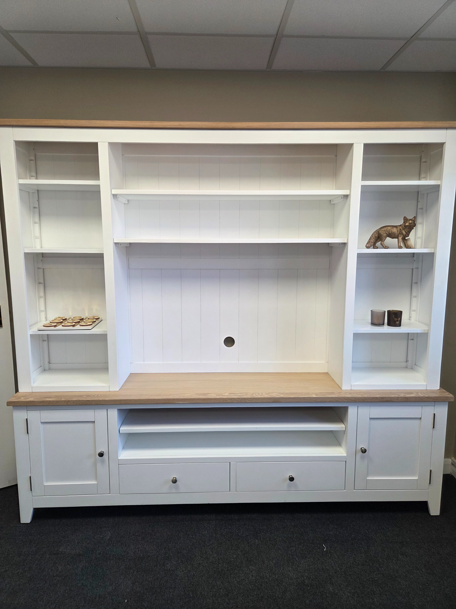 Chester Pure White TV and Media Storage Unit