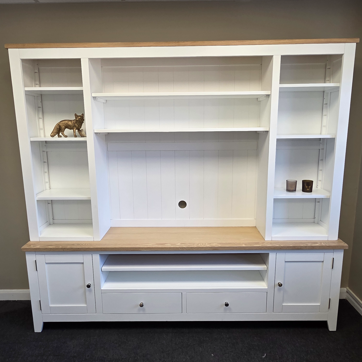 Chester Pure White TV and Media Storage Unit