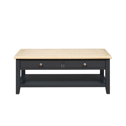 Chester Charcoal Coffee Table with Drawers