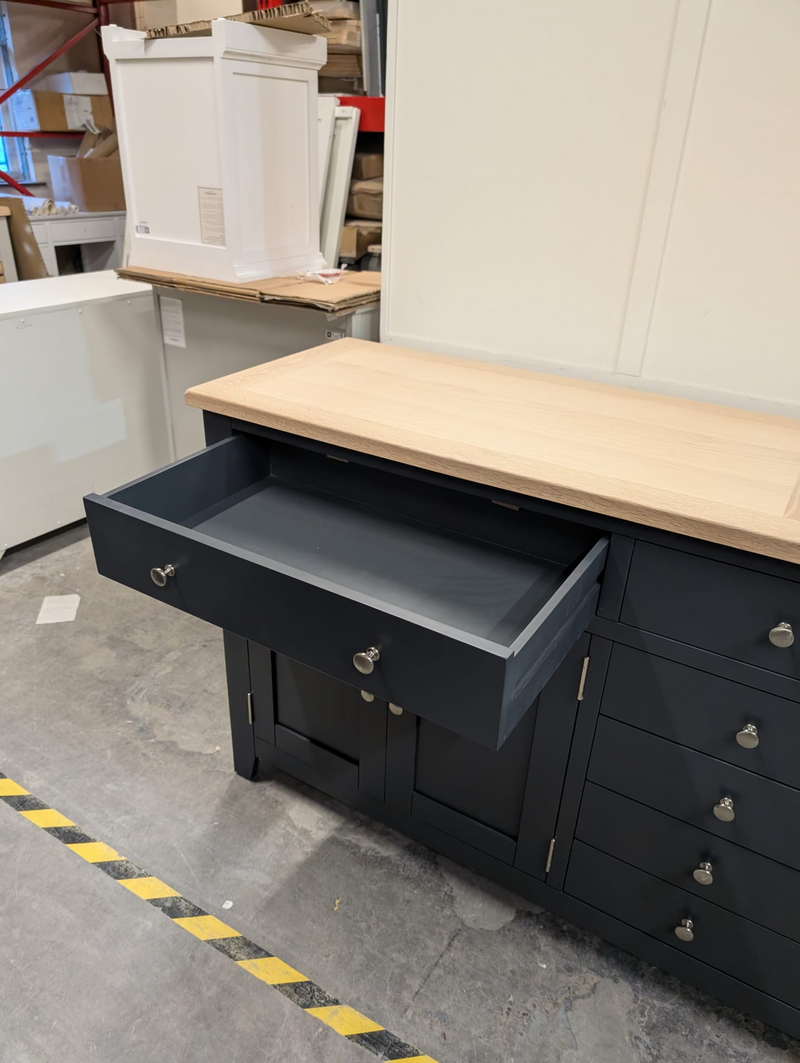 Chester Charcoal Grand Sideboard