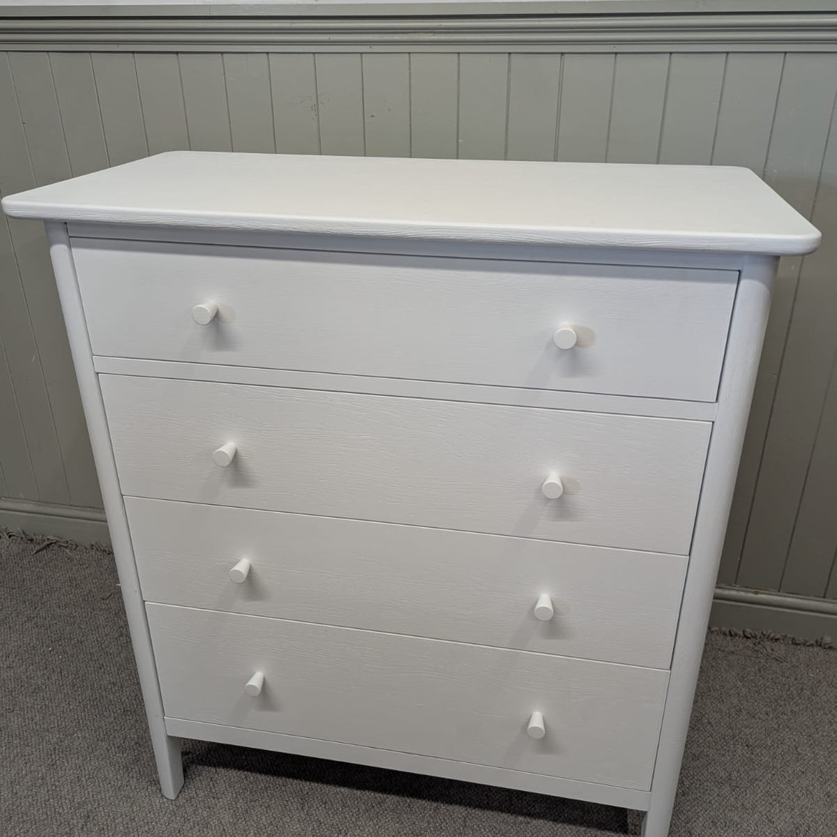 Berkeley White Oak 4 Drawer Chest