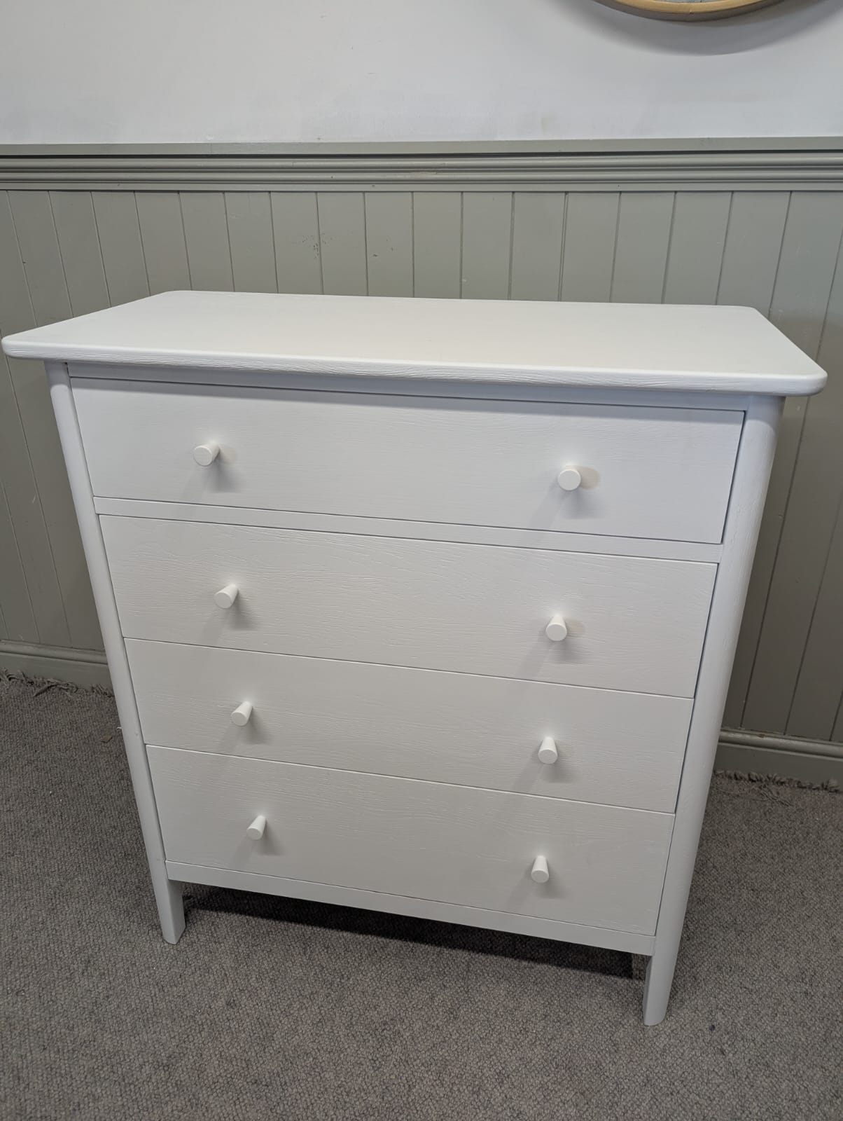 Berkeley White Oak 4 Drawer Chest