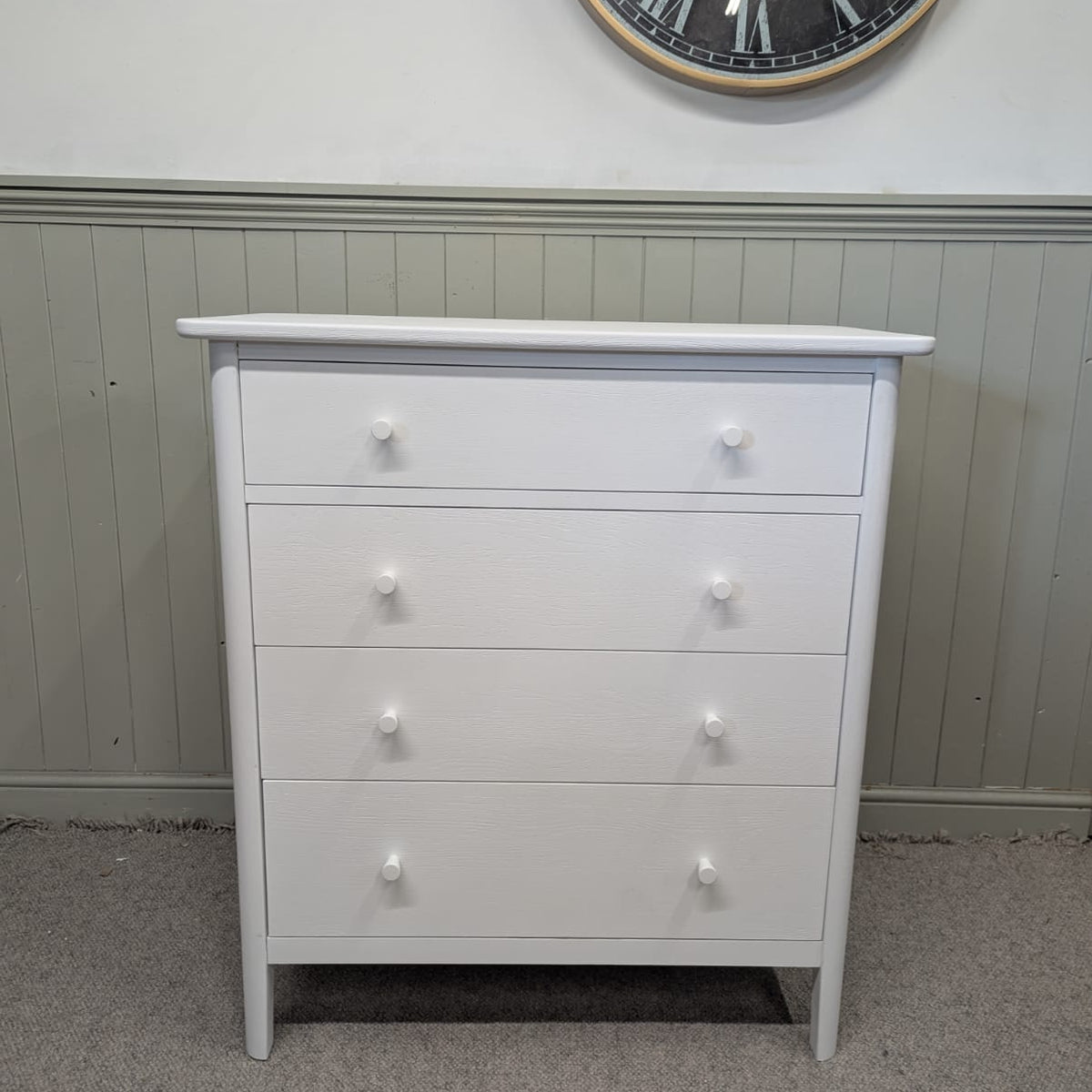 Berkeley White Oak 4 Drawer Chest