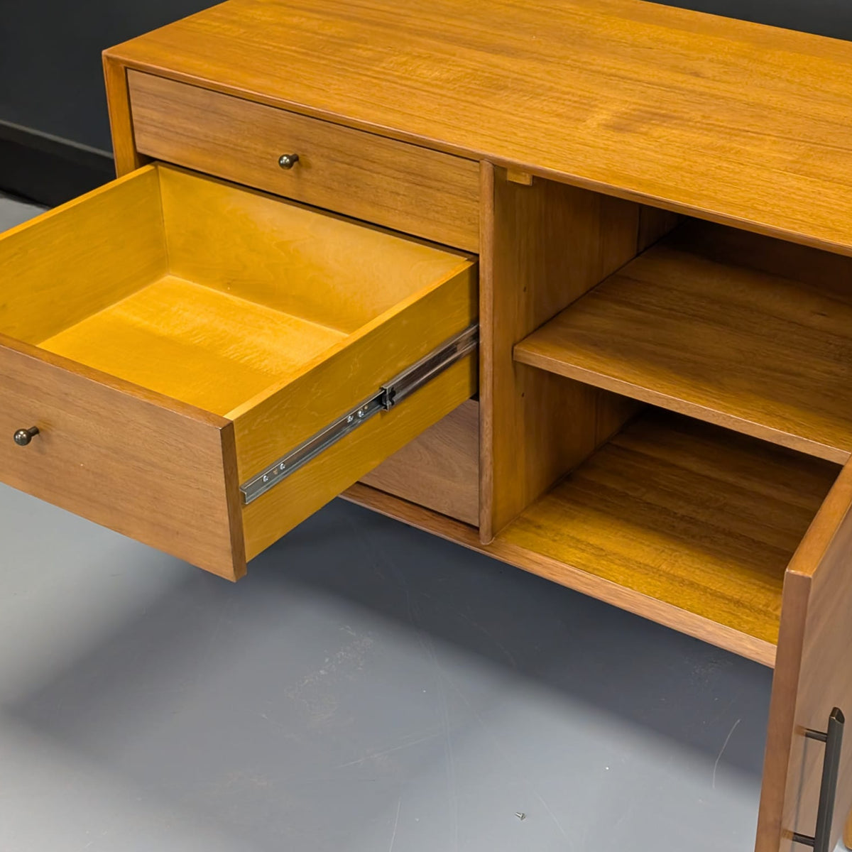 Mid-Century Modern Media Console