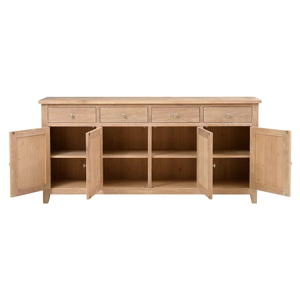 Inglesham Whitewash Oak Extra Large Sideboard
