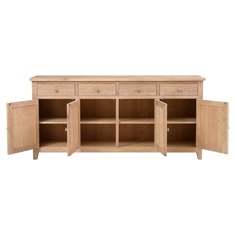 Inglesham Whitewash Oak Extra Large Sideboard