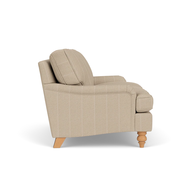 Morris - 2 Seater Sofa - Natural - Compton Stripe
