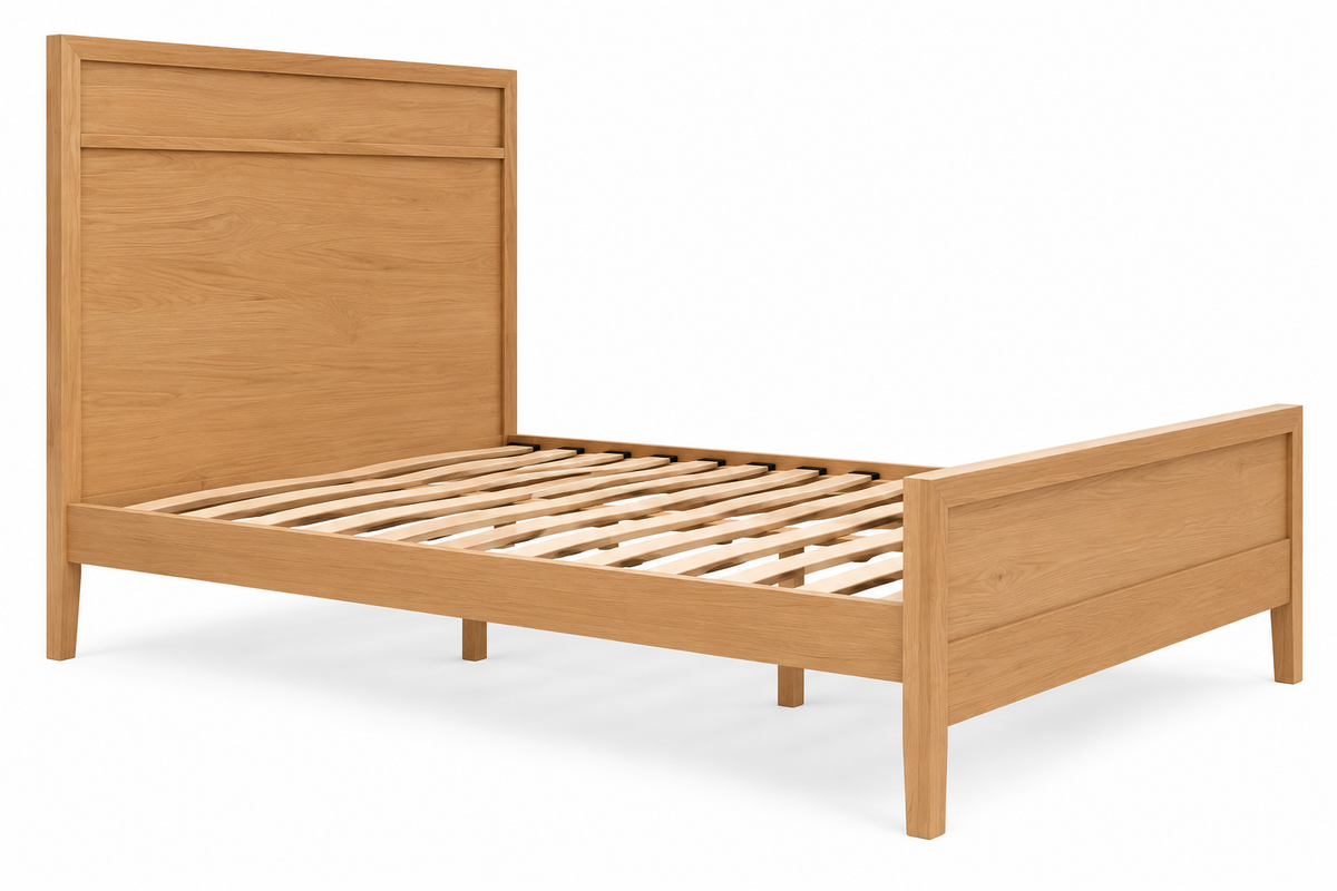 Blockley Light Oak 6ft Super King Size Bed