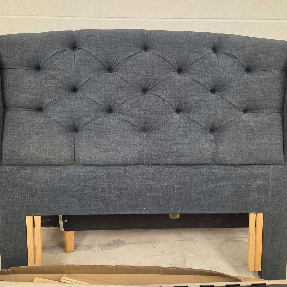 Charcoal Winged King Size Headboard