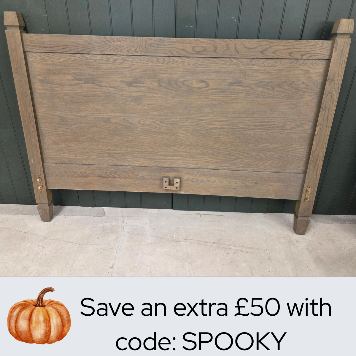 Bibury Smoked Oak King Size Bed