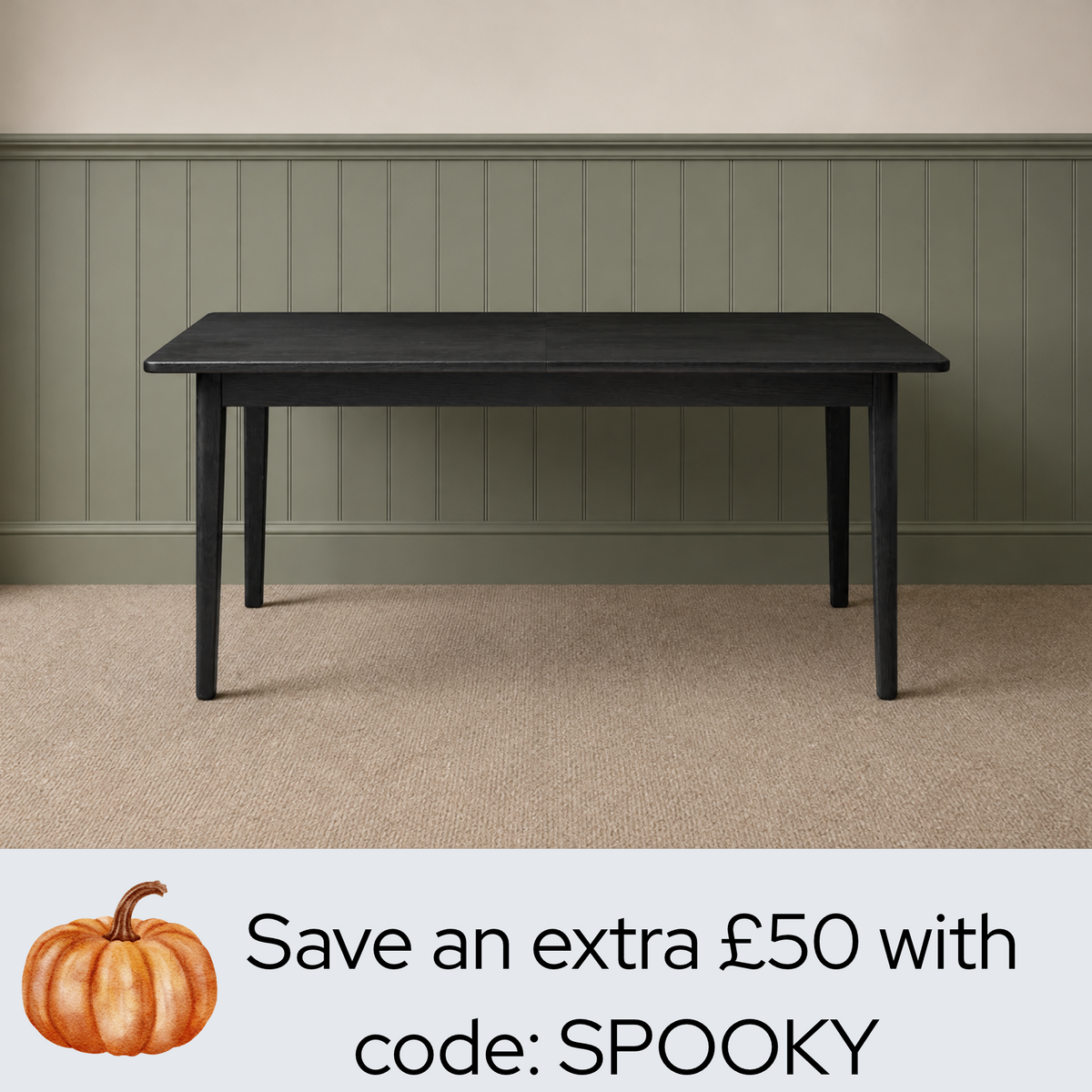Berkeley Black 6-8 Seater Dining Table