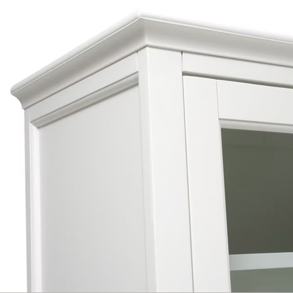 Stow Warm White Sliding Door Dresser Top