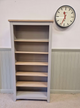 Chester Dove Grey Large Bookcase