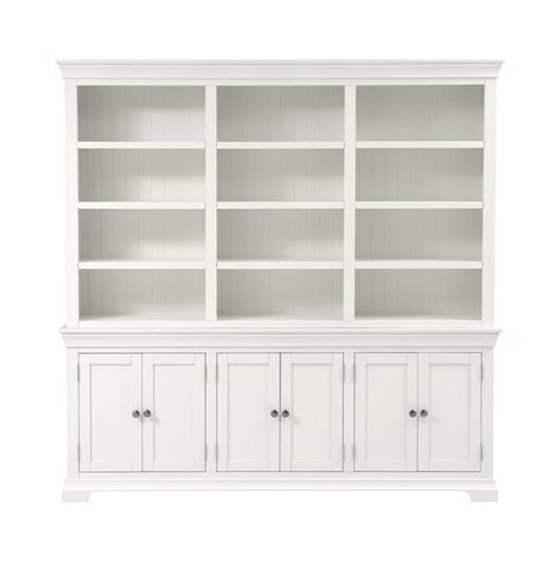 Chantilly Warm White Grand Bookcase