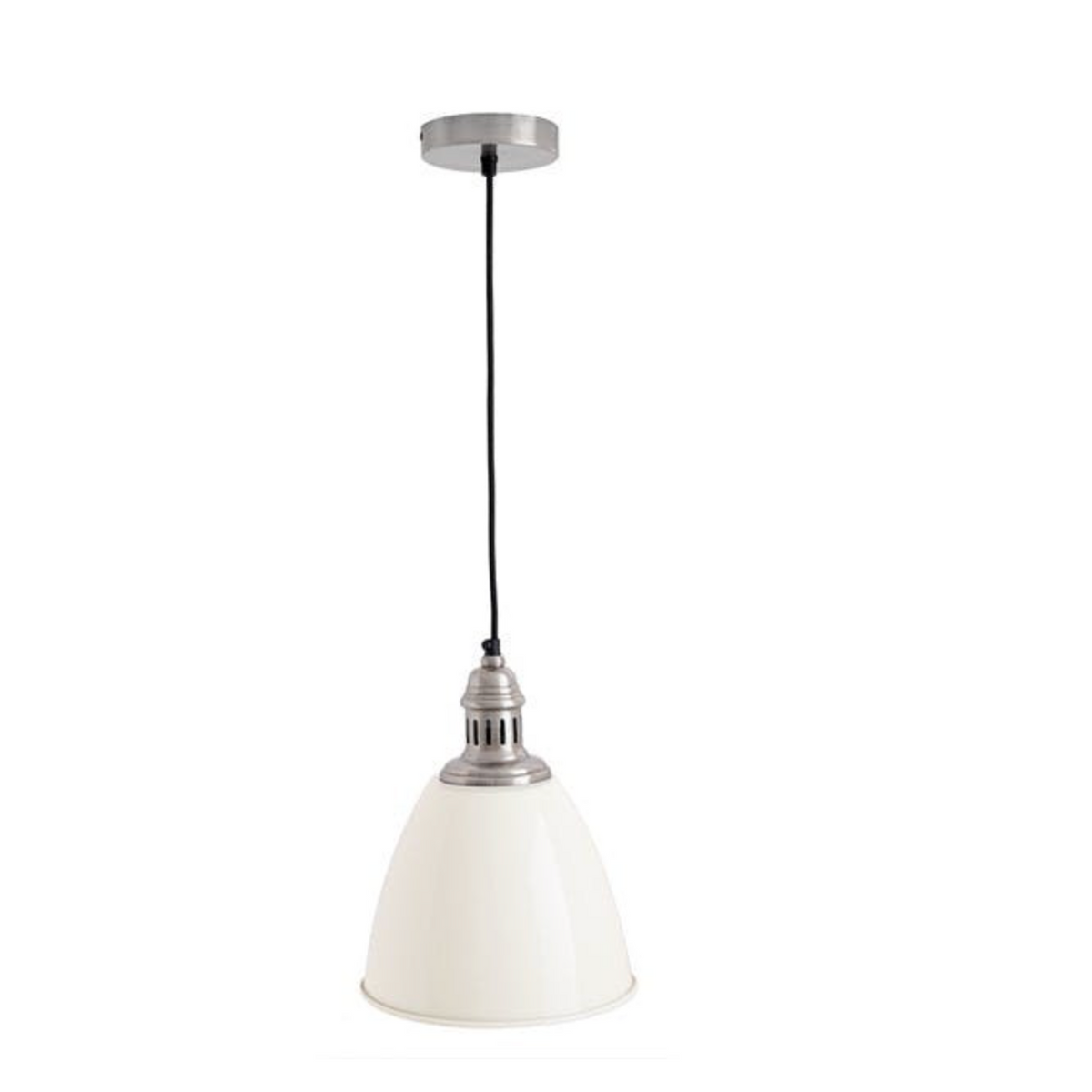 Clarence Metal Dome Pendant - Cream
