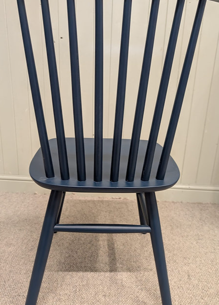 Spindleback Chair Midnight Blue- Pair