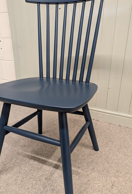 Spindleback Chair Midnight Blue- Pair