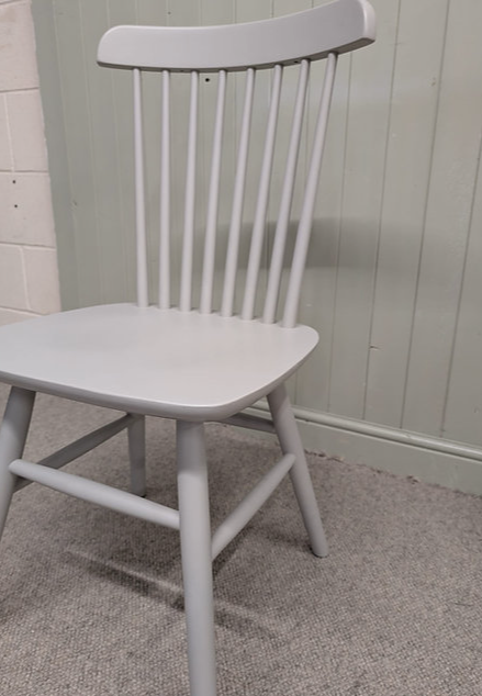 Spindleback Dove Grey Dining Chair (Pair)