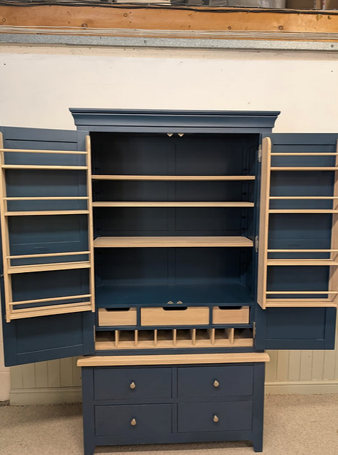 Chester Midnight Blue Double Larder