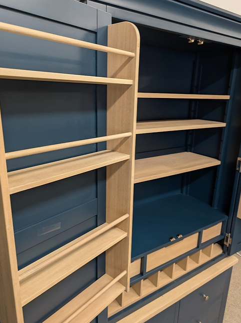 Chester Midnight Blue Double Larder