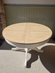 Chester Cream 4-6 Seater Round Extending Dining Table