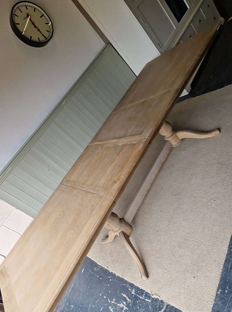 Camille Limewash Oak 6-10 Seater Extending Dining Table