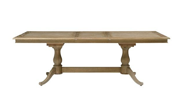 Camille Limewash Oak 6-10 Seater Extending Dining Table