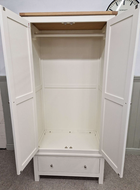 Simply Cotswold Classic Cream Double Wardrobe